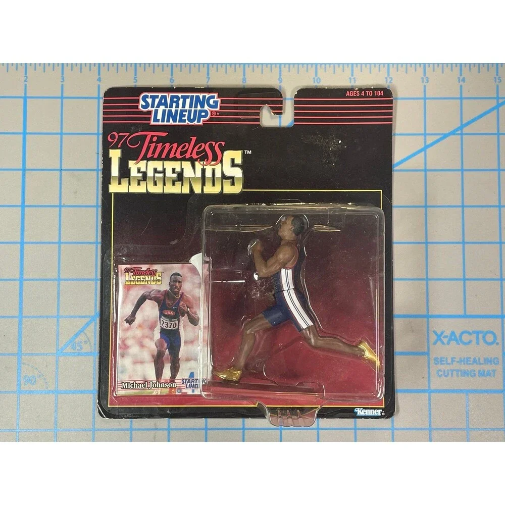 Starting Lineup Michael Johnson Action Figure Timeless Legends Kenner 1997 VTG